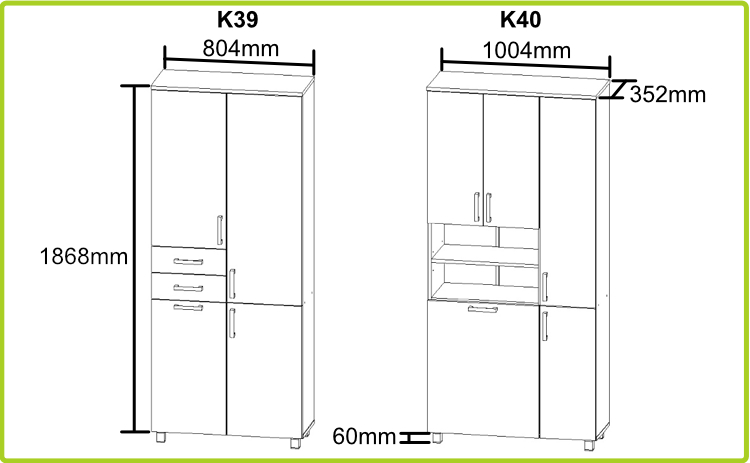K39, K40 koty